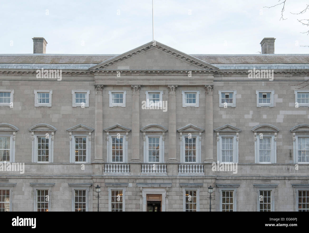 Leinster house Dublin Ireland Stock Photo