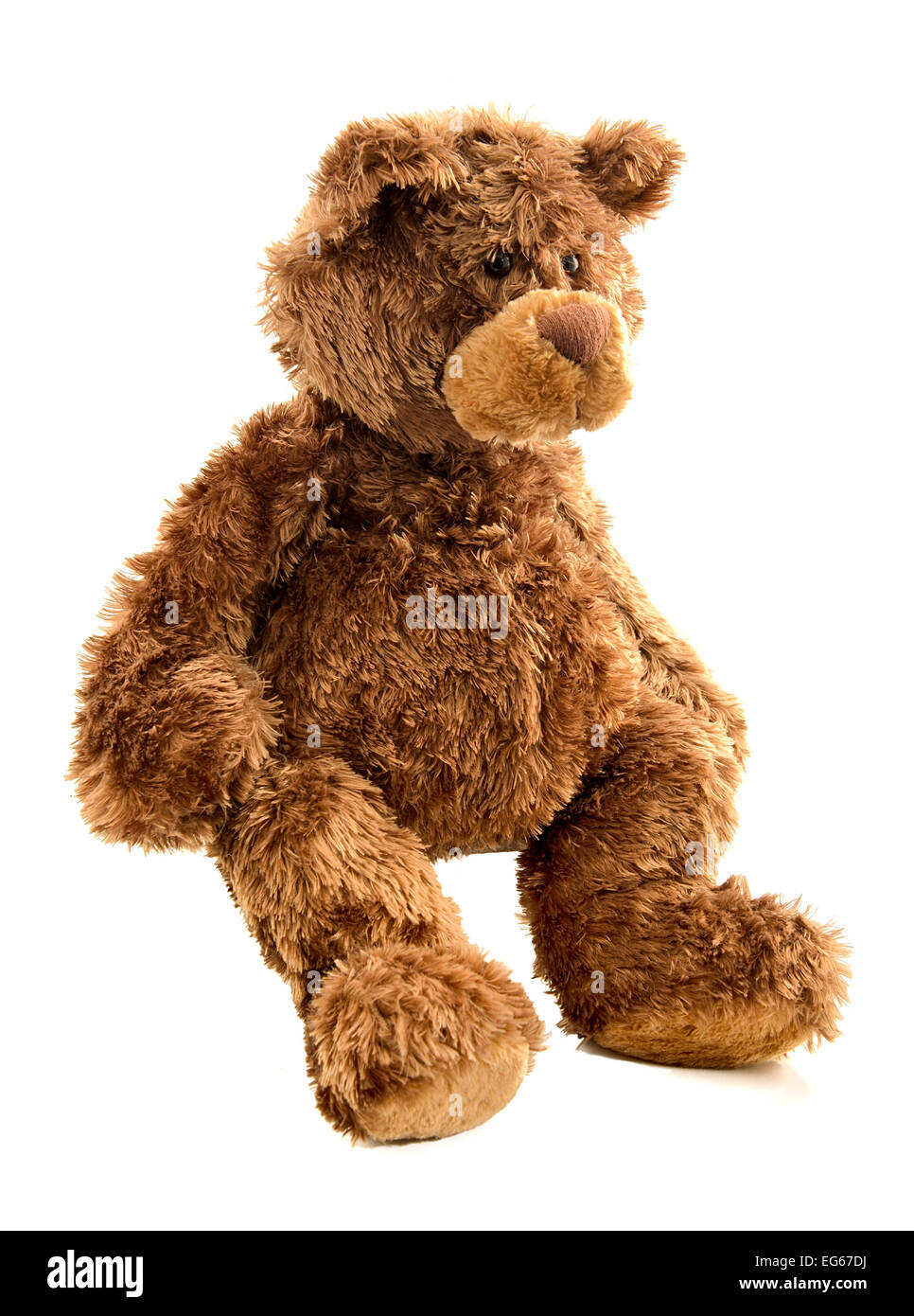cut out image of soft teddy bear toy Stock Photo