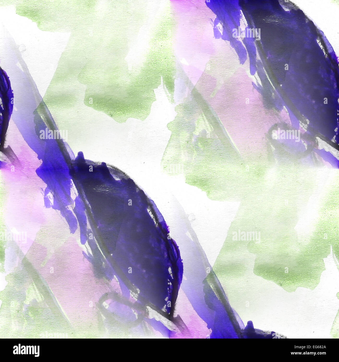 colorful drawing green, purple pattern water texture paint abstr Stock ...