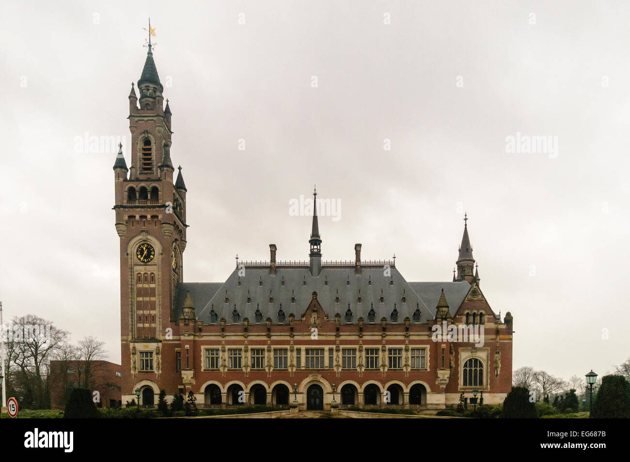 International Court of Justice, Den Haag, The Hague Stock Photo