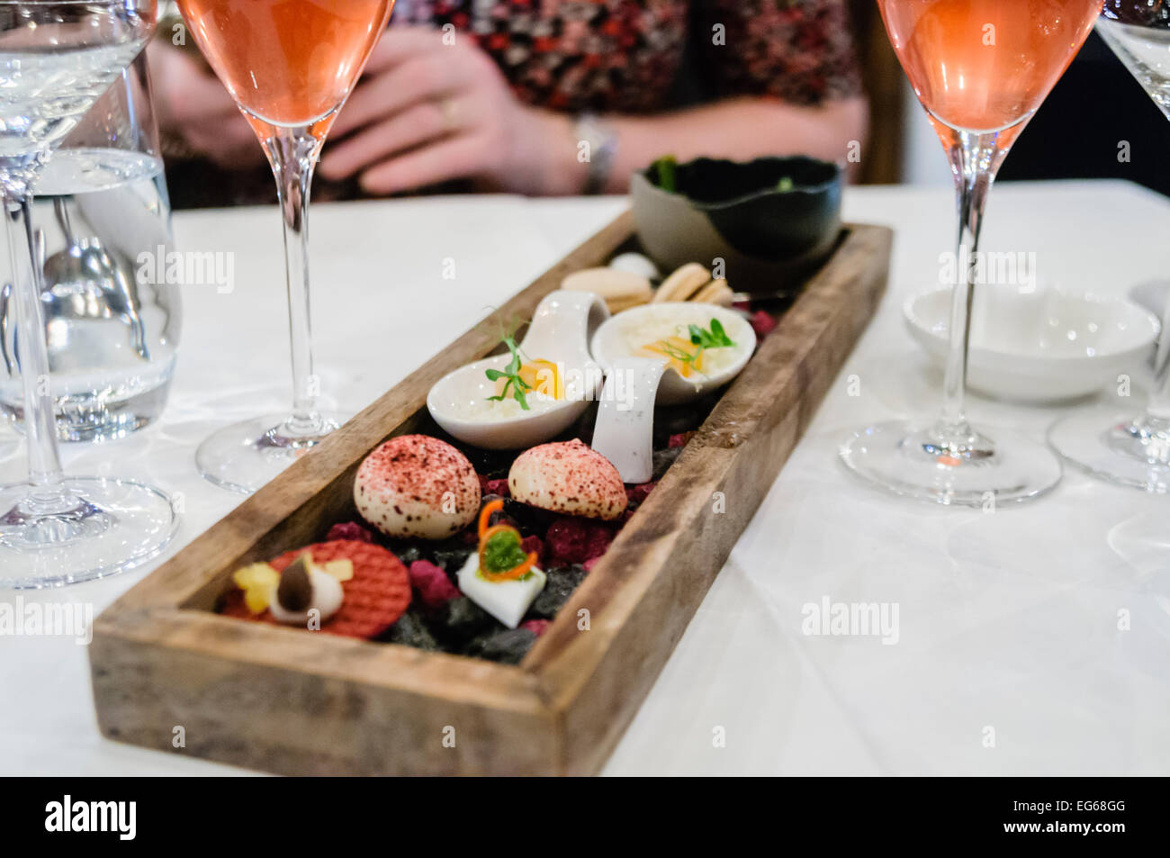 Introductory tasters at HanTing Cuisine Michelin starred restaurant Stock  Photo - Alamy