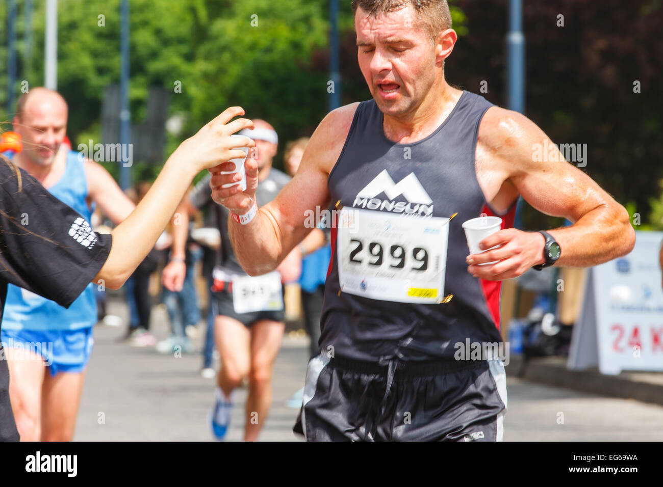 Polland Long Distance Runner Annual exercise hi-res stock photography and images - Alamy