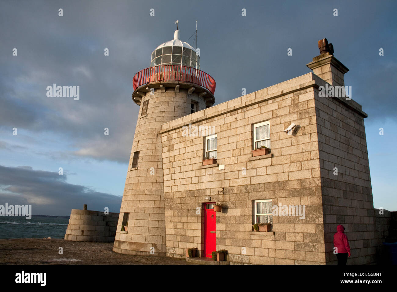 Lighthouse at Howth nr Dublin Stock Photo - Alamy