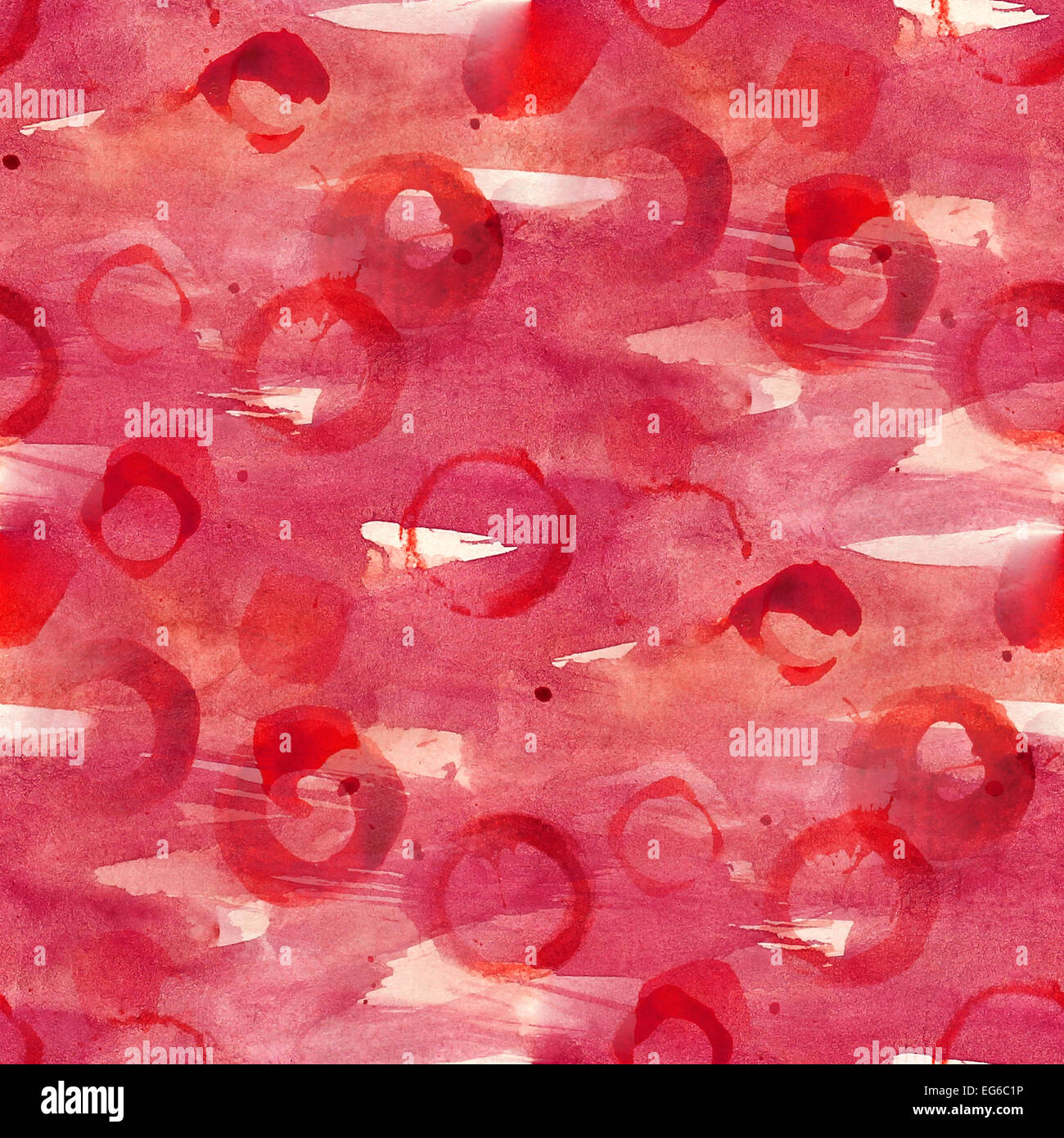 vintage pattern design pink, red seamless watercolor texture bac Stock ...