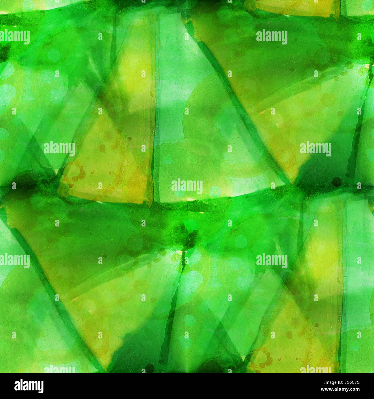 vintage yellow, green pattern design seamless watercolor texture Stock ...