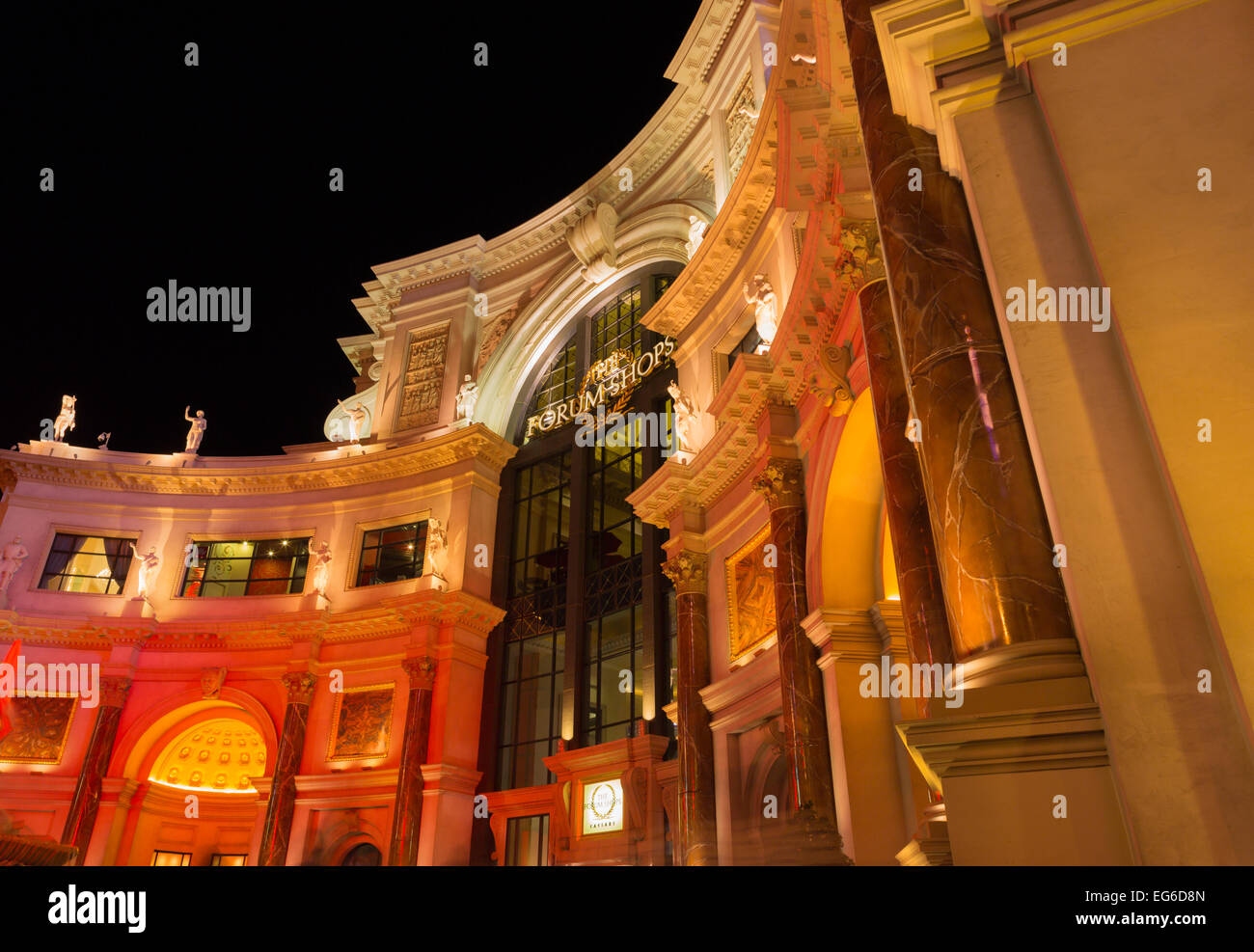 The casino of Caesars Palace in Las Vegas. Caesars Palace is a luxury hotel  and casino located on, Stock Photo, Picture And Rights Managed Image.  Pic. Z8F-2831940