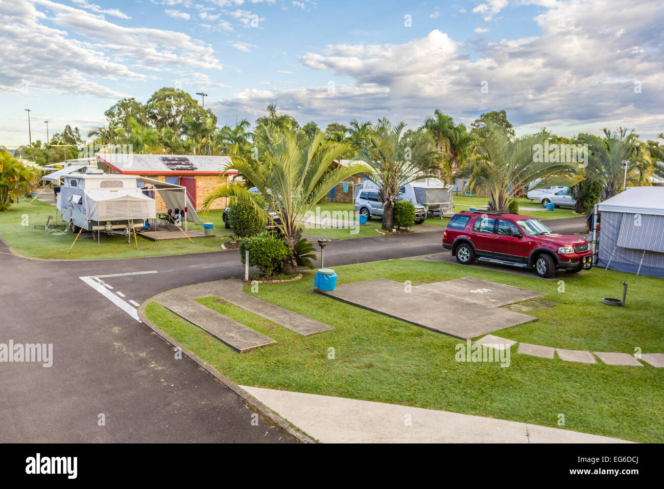 Luxury caravan park at Maroochydore on Queensland's Sunshine Coast