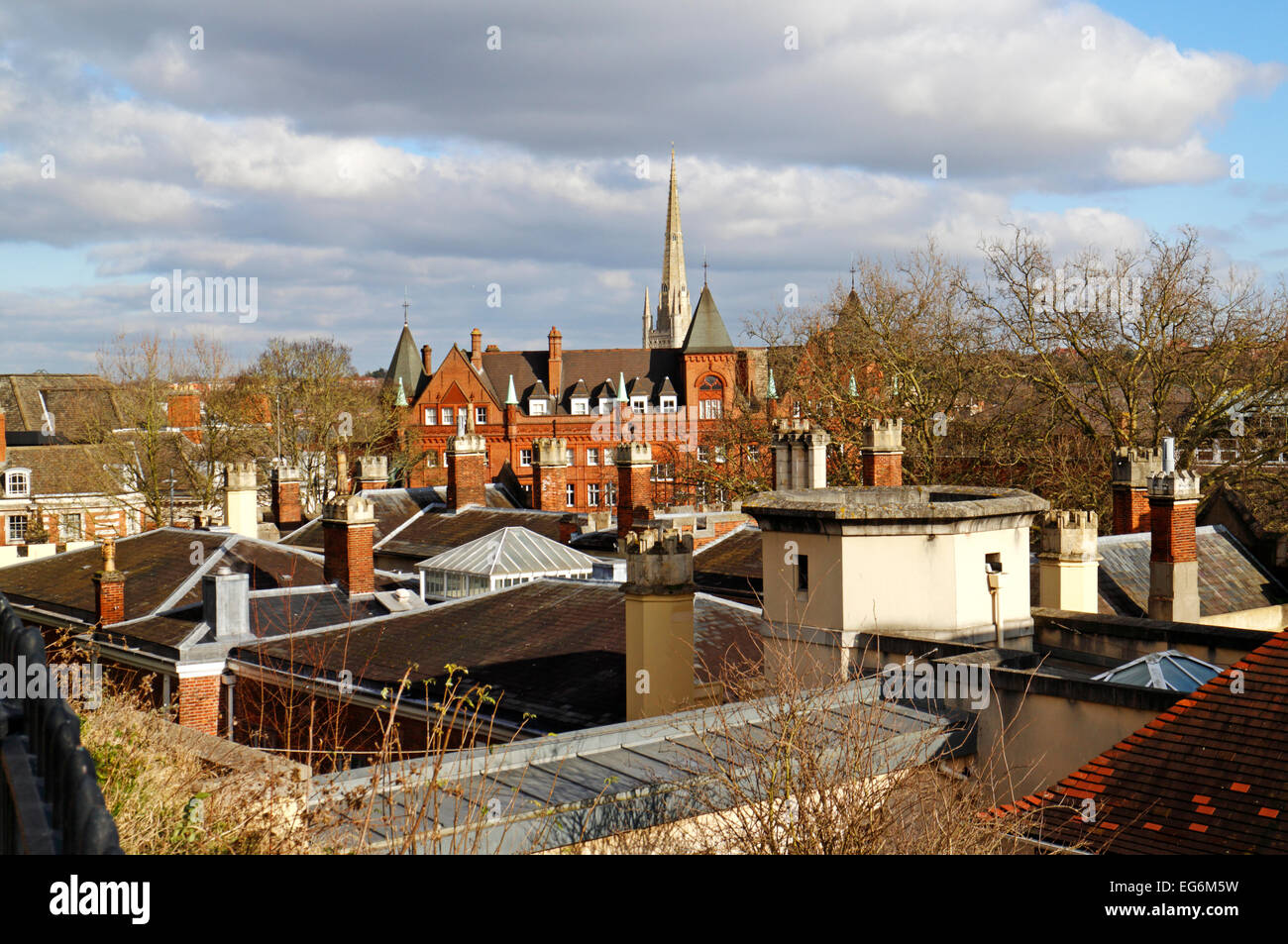 A view of the northeast aspect of the City of Norwich from the Castle