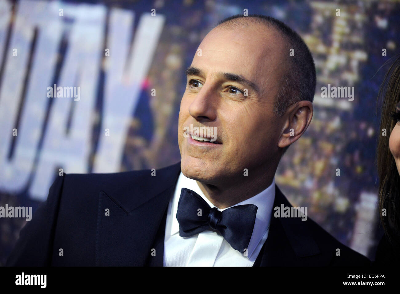 Matt Lauer attending the SNL 40th Anniversary Celebration at