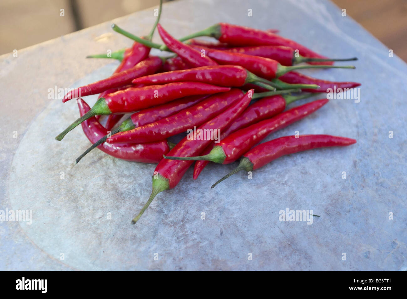 Pile dried Cayenne pepper isolated on white background. Also called Guinea  spice, cow-horn pepper, aleva, bird pepper, red pepper, hot chili pepper  Stock Photo - Alamy