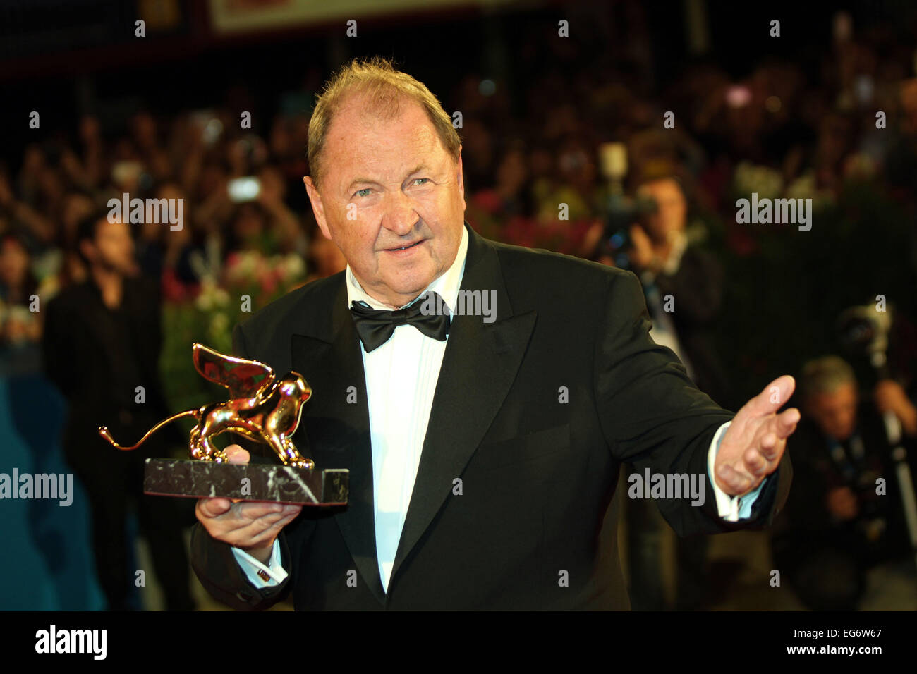 ITALY, Venice Swedish director Roy Andersson at Lido di Venezia for The 71st Venice