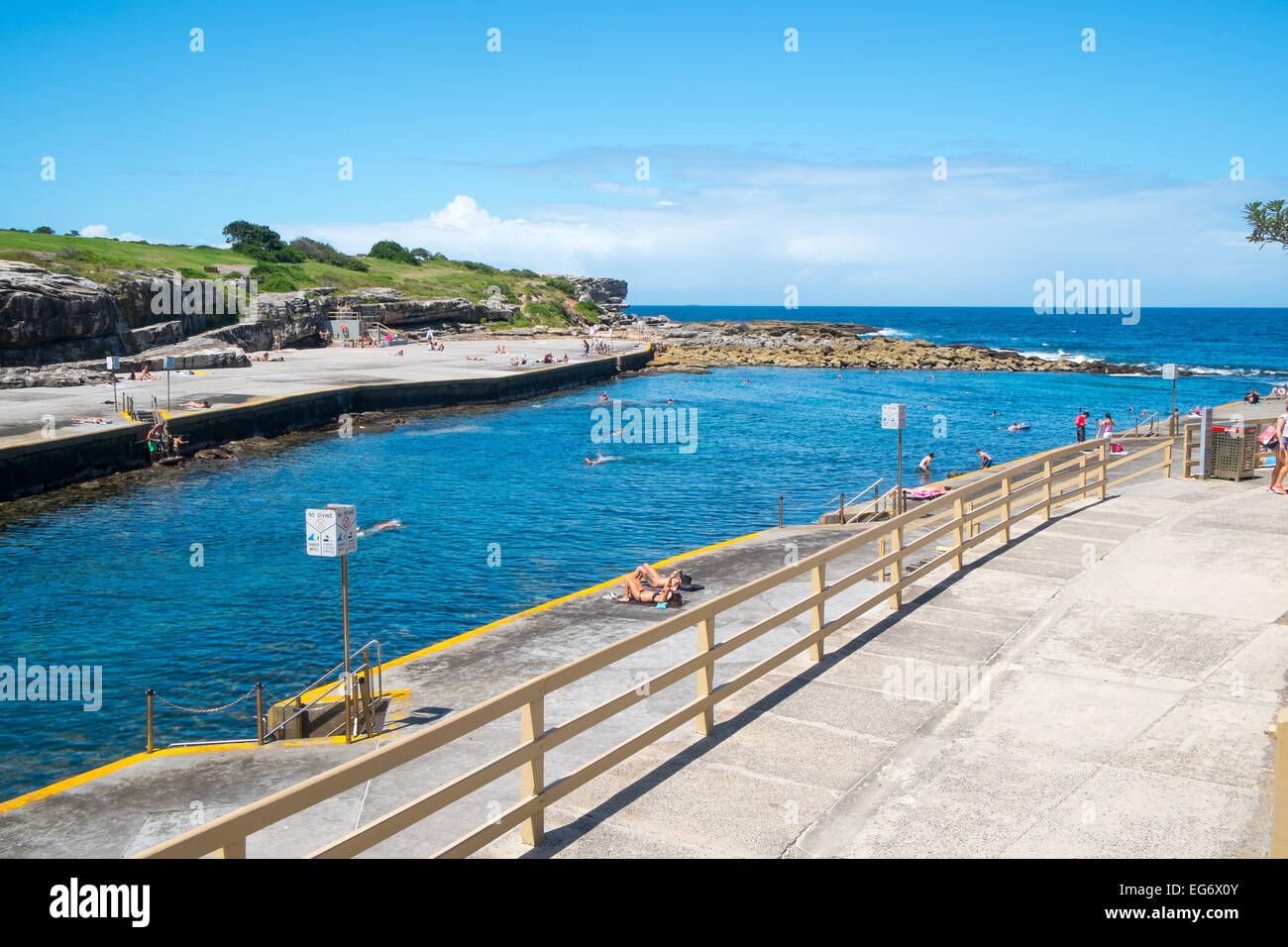 Clovelly beach swim pool area,eastern suburbs,sydney,australia Stock Photo Alamy