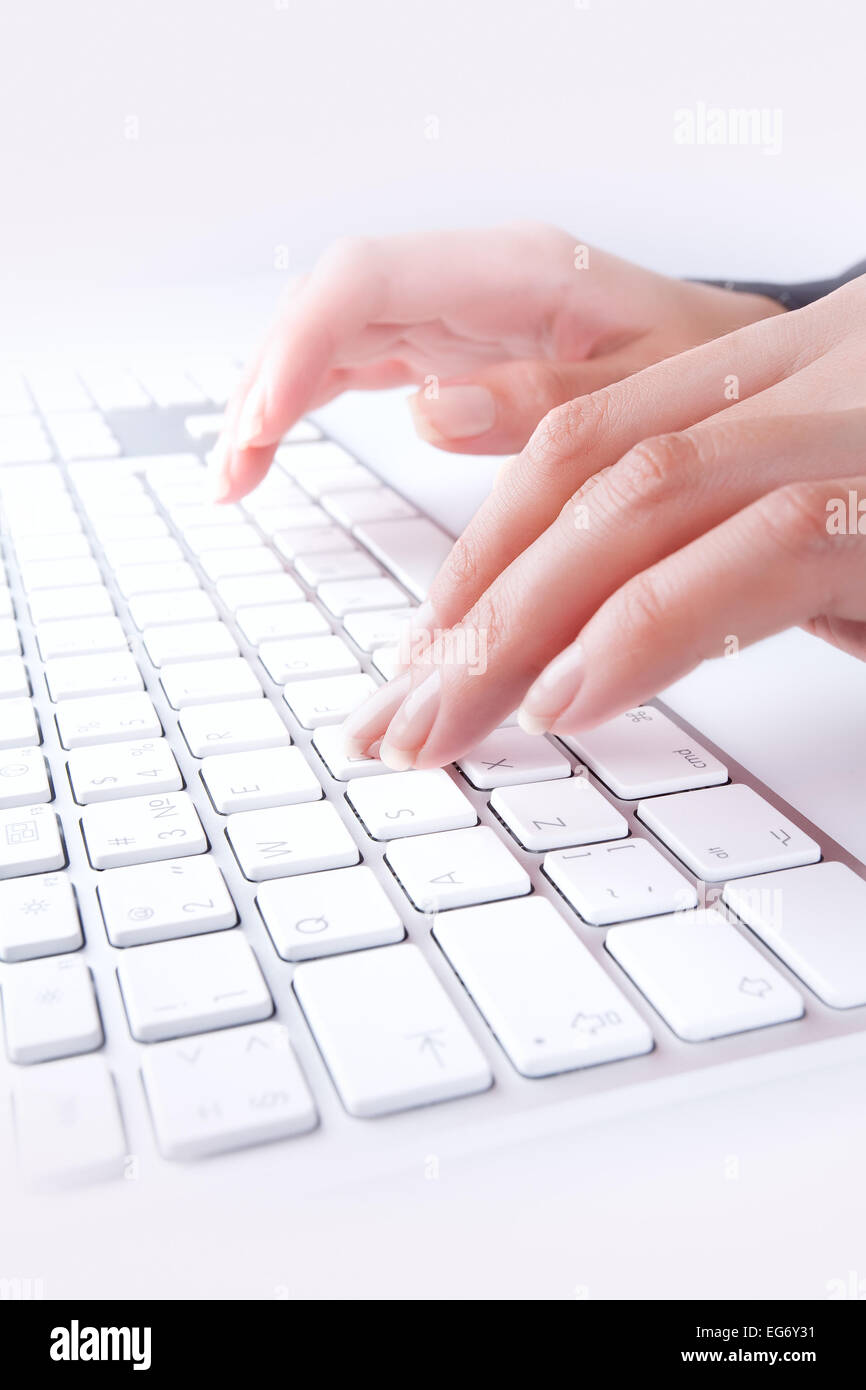 Desktop typing hi-res stock photography and images - Alamy