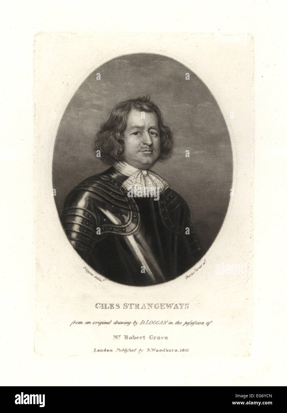 Giles Strangeways, Royalist politician, died 1675. Stock Photo