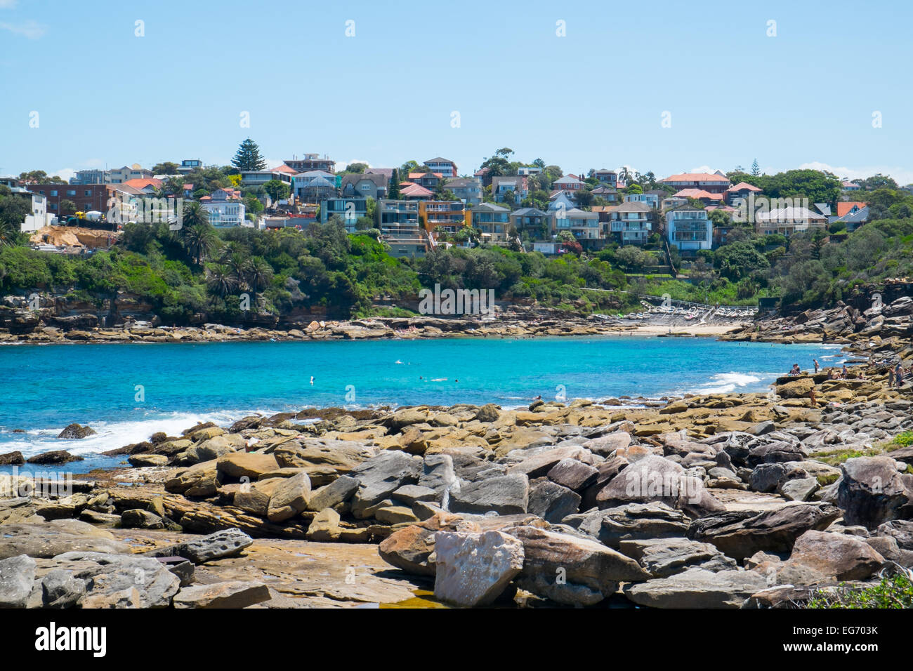 Gordons Bay in sydney's eastern suburbs near clovelly and bronte,new south wales,australia Stock Photo