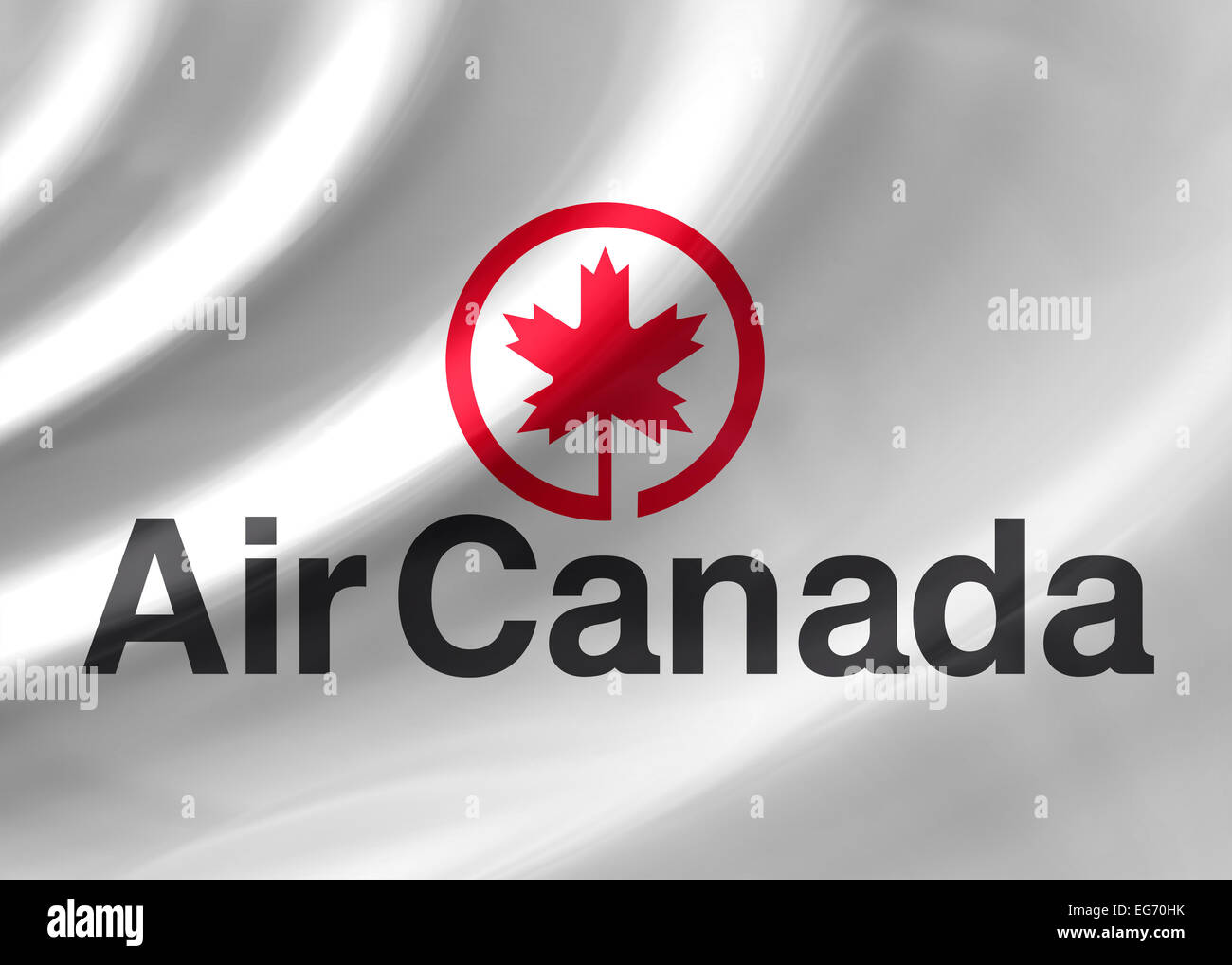 Air Canada logo icon symbol flag emblem Stock Photo