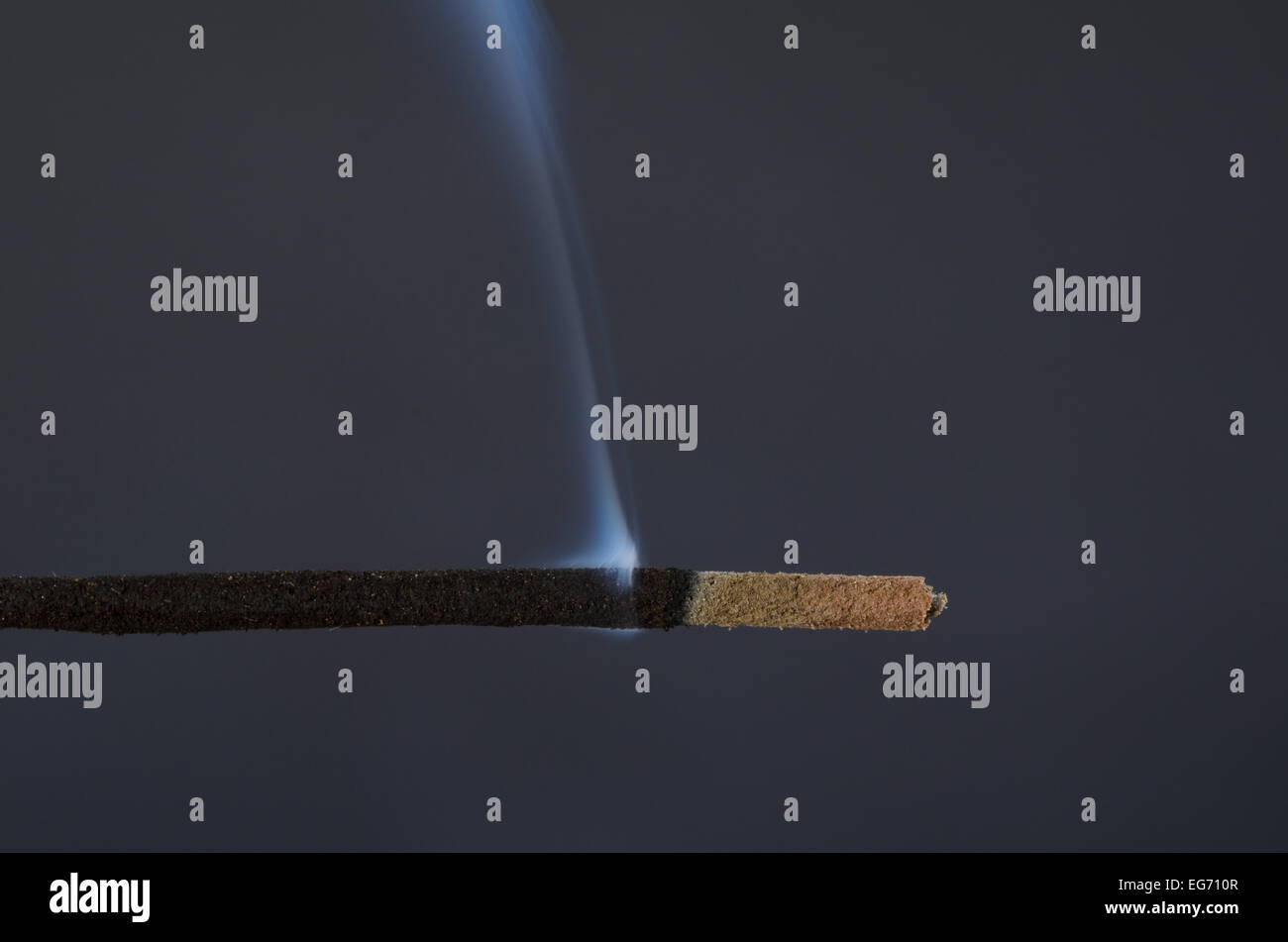 Closeup burning incense stick hi-res stock photography and images - Alamy