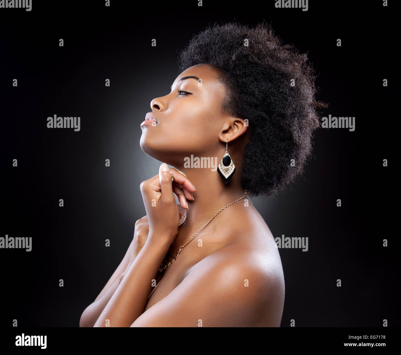 Black afro african hi-res stock photography and images - Alamy