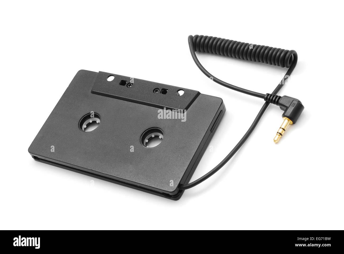 cd/mp3 player adapter cassette on white Stock Photo Alamy