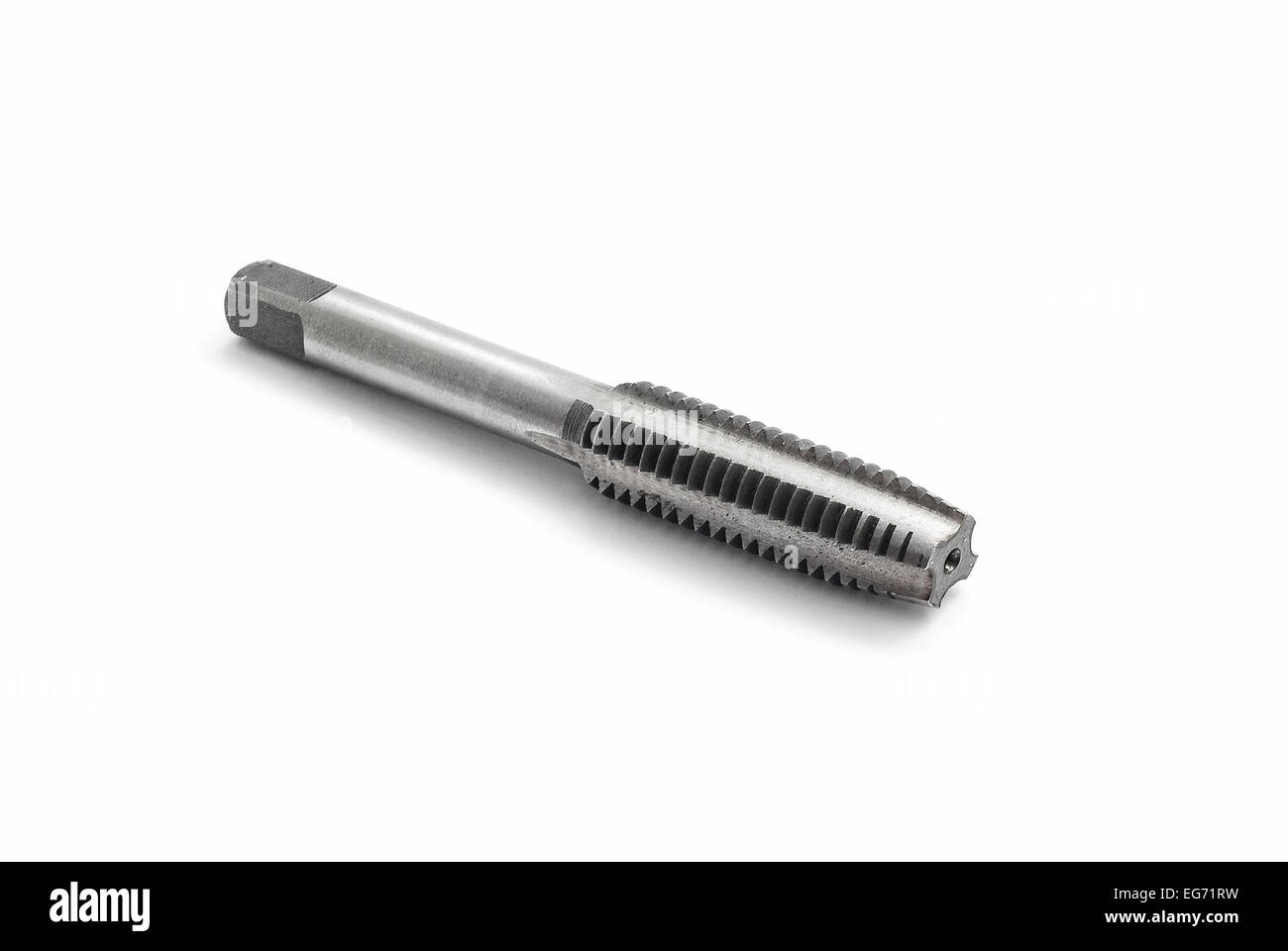 hand tap threading tool on white Stock Photo Alamy