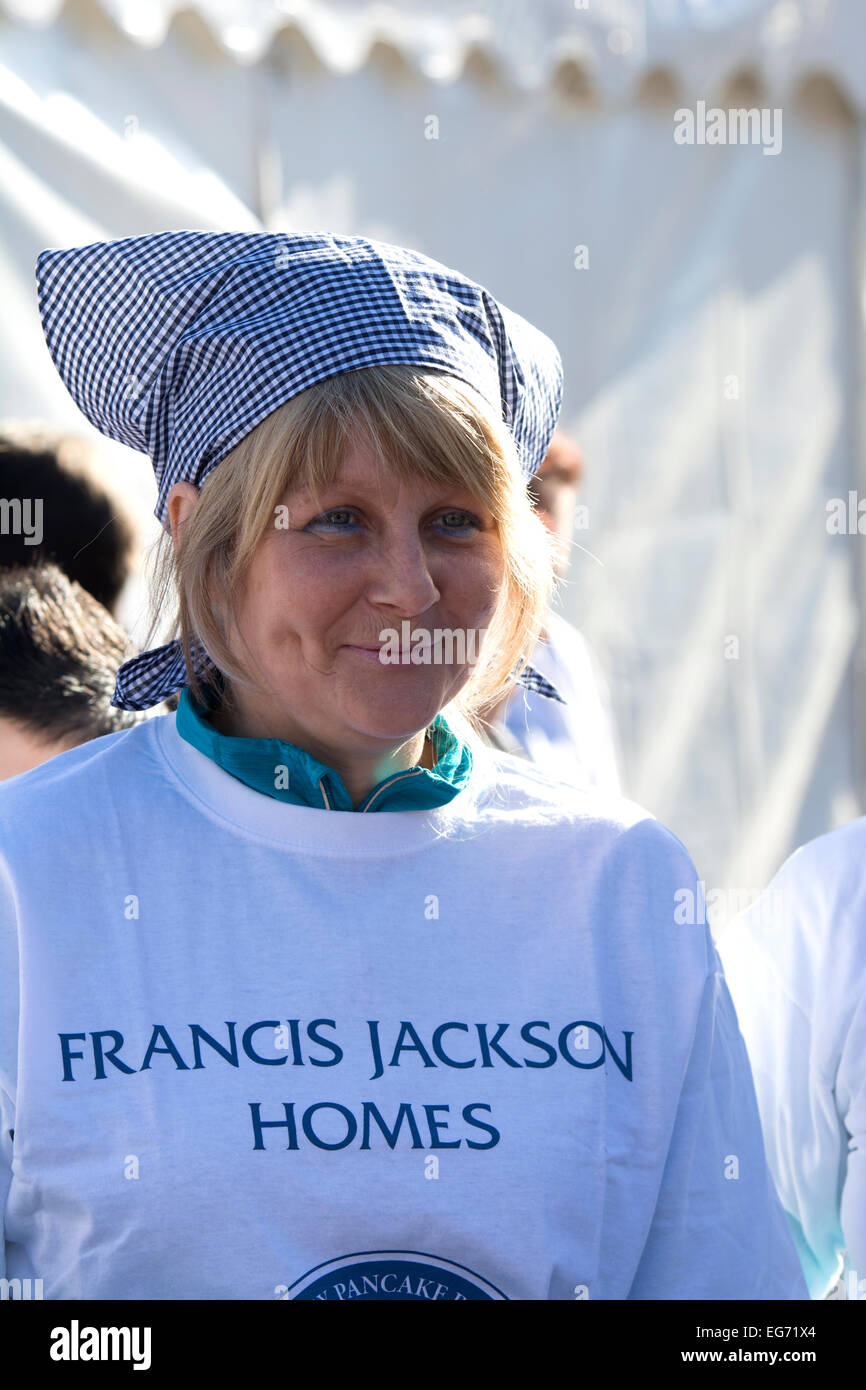 Olney pancake day race hires stock photography and images Alamy