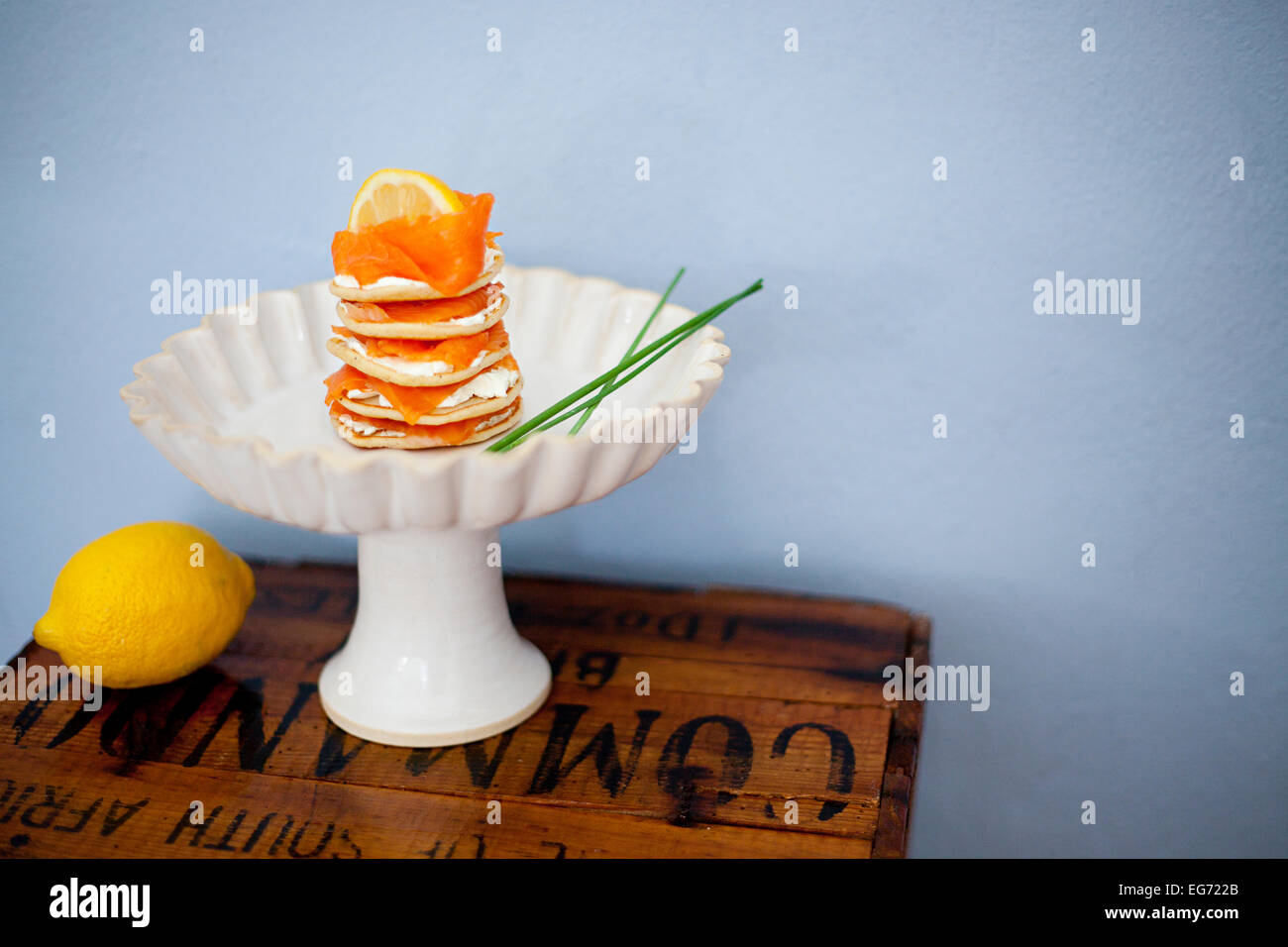 Salmon Cream Cheese Blini Salmon Cream Cheese Blini