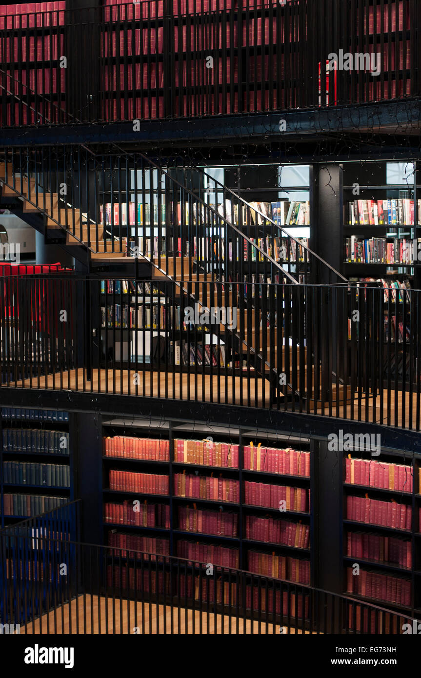 Reference books in Birmingham Library Stock Photo - Alamy