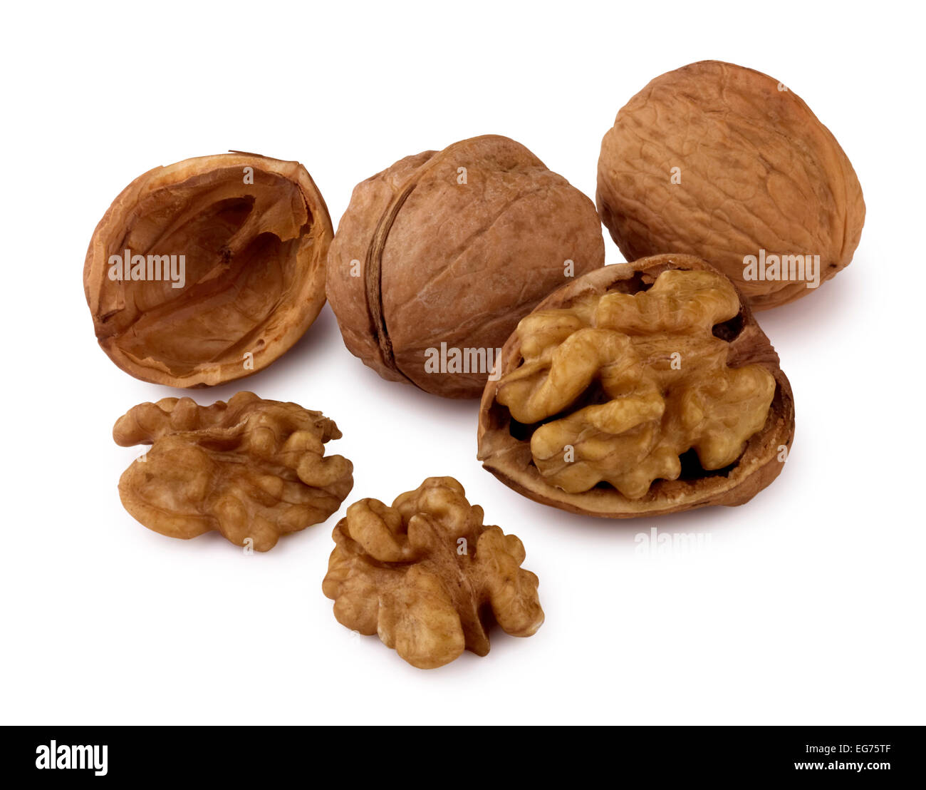 walnuts Stock Photo