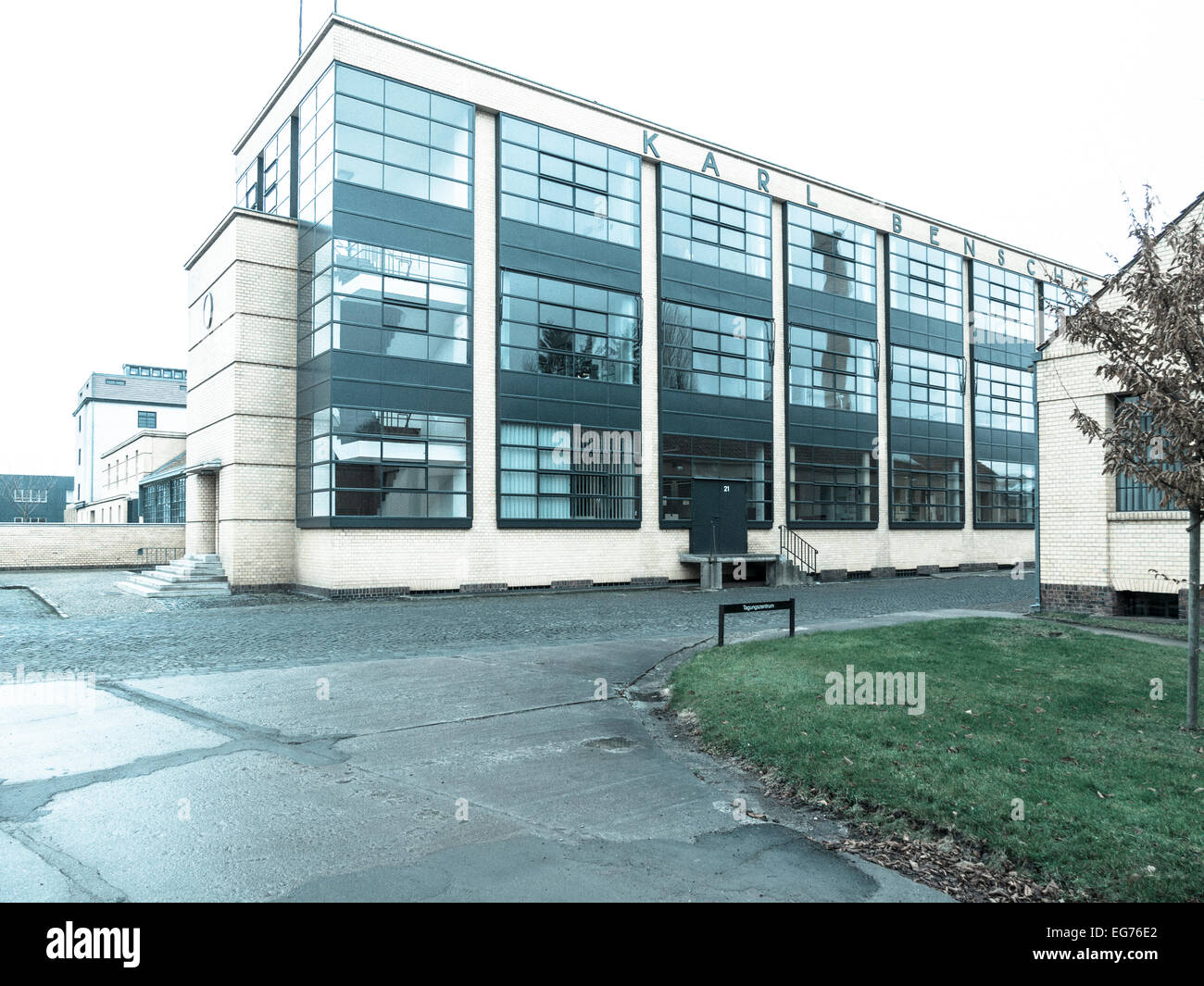 Germany, Lower Saxony, Alfeld, view to Fagus Factory Stock Photo