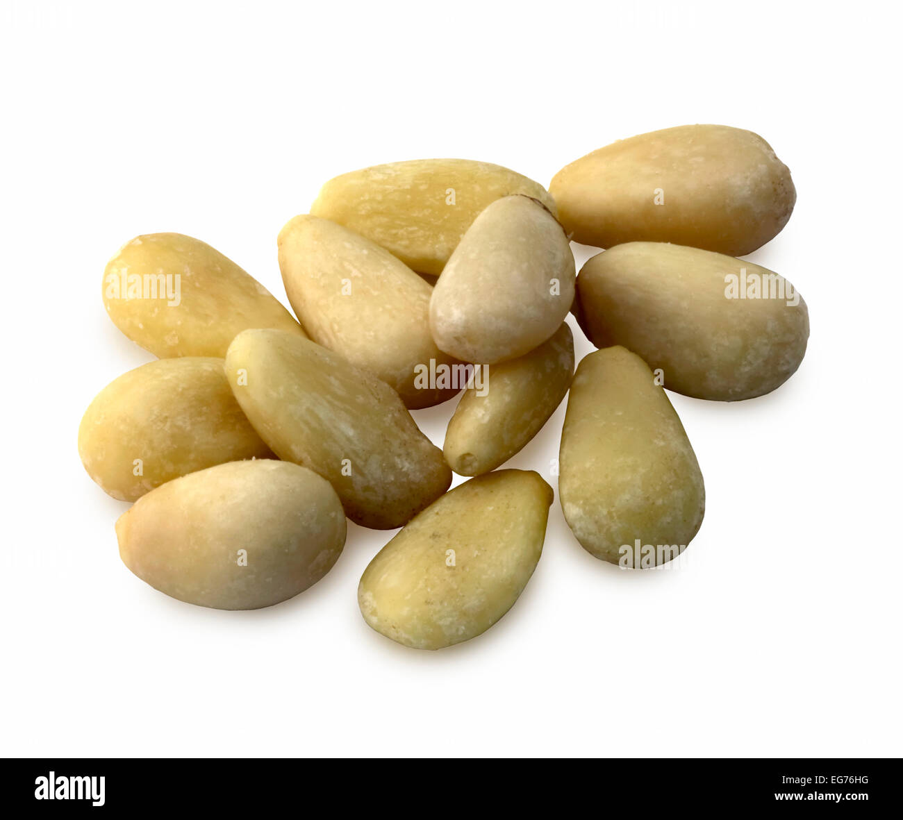 pine nuts Stock Photo