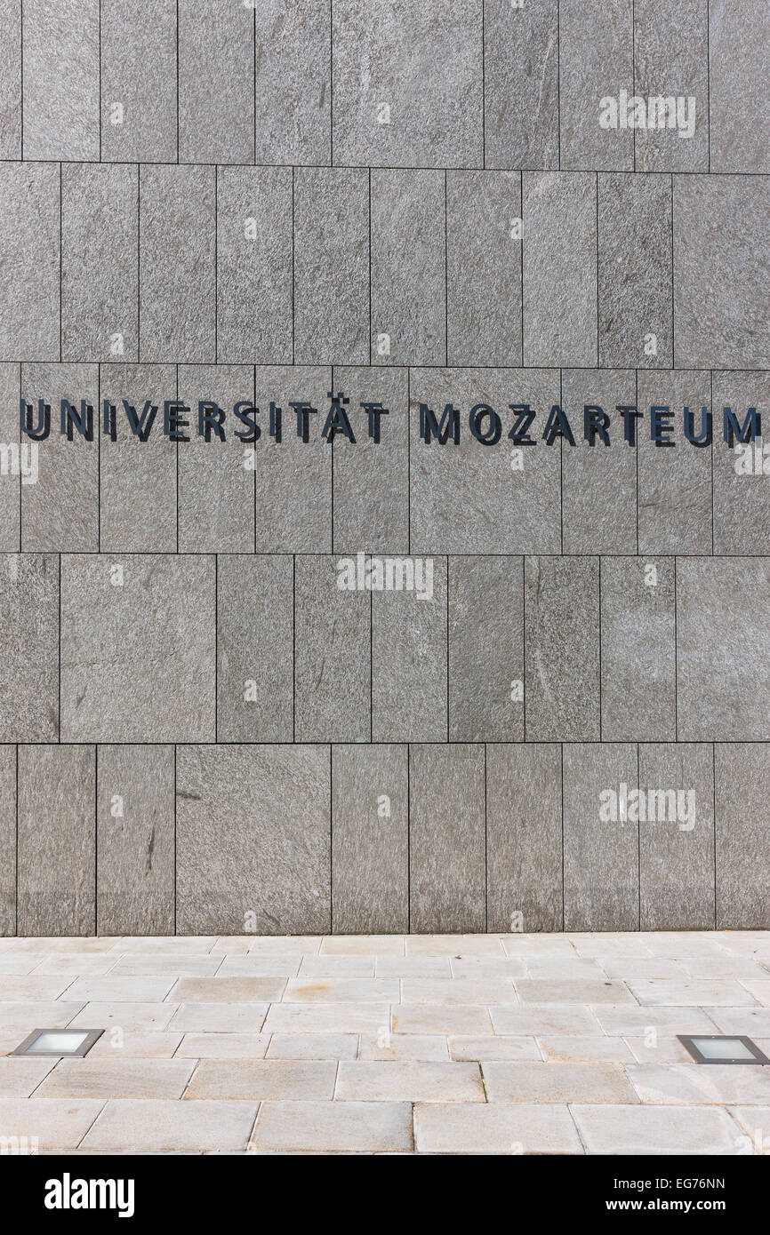 Austria, Salzburg, Mozarteum University Stock Photo