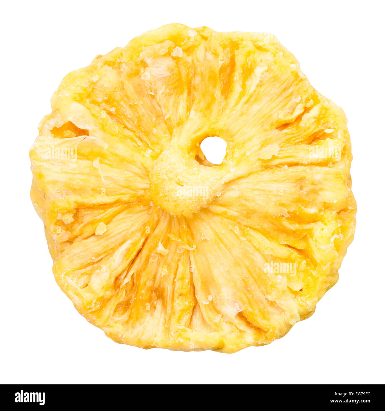 dried pineapple isolated Stock Photo Alamy