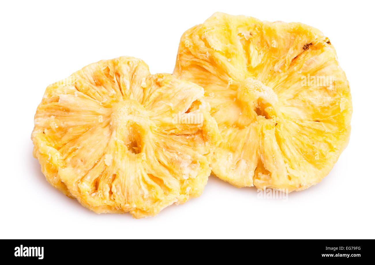dried pineapple isolated Stock Photo Alamy