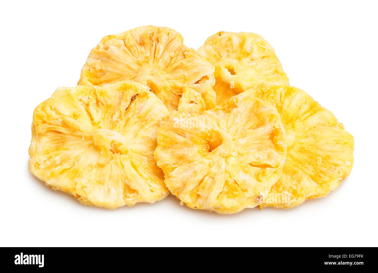 dried pineapple isolated Stock Photo Alamy