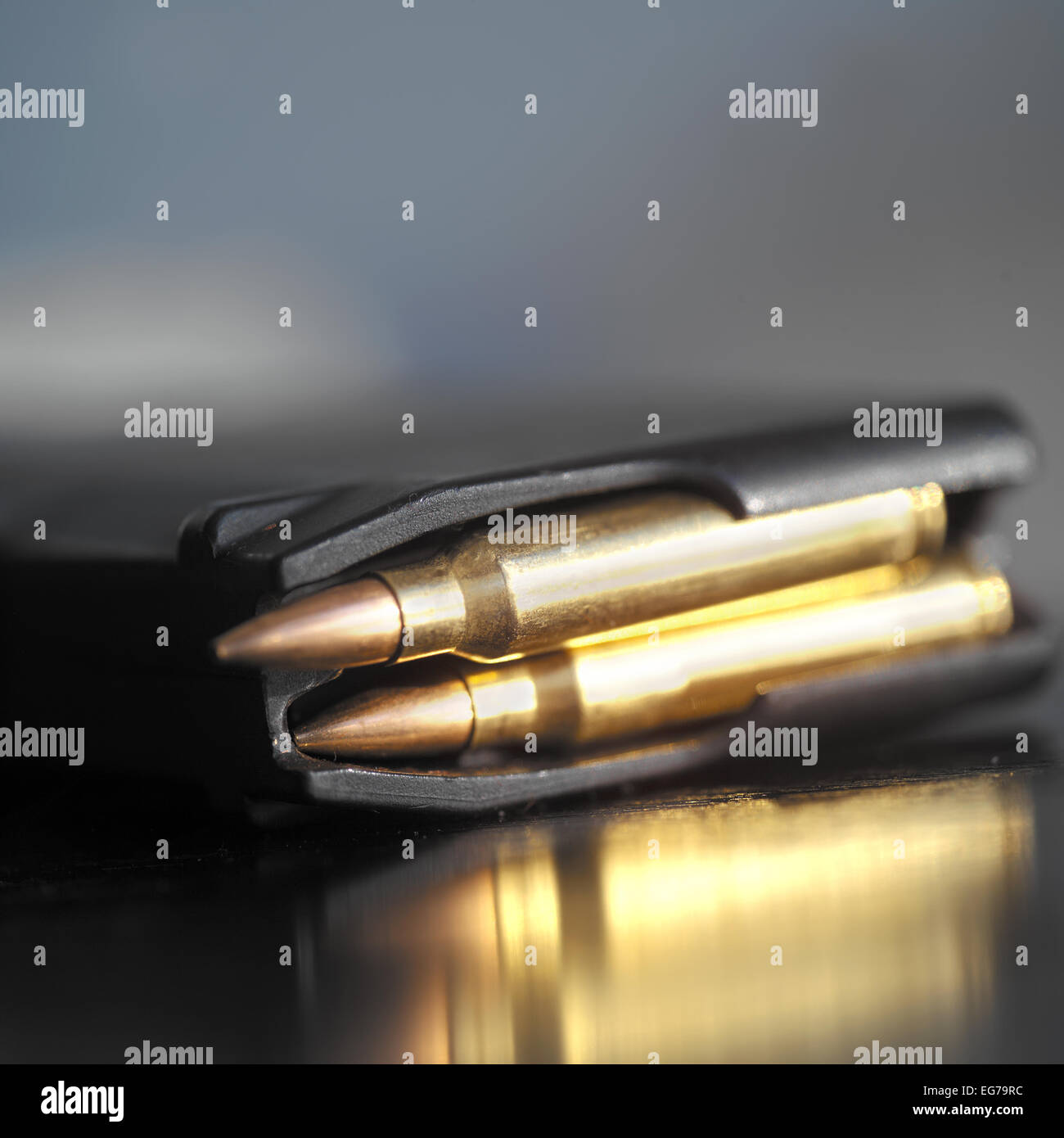 Loaded Gun Clip Stock Photo Alamy