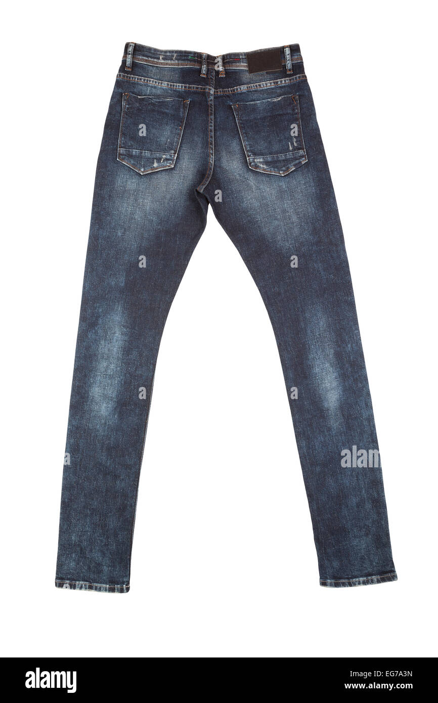 denim jeans isolated Stock Photo