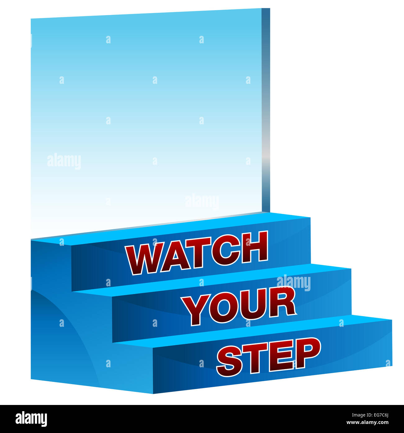 An image of a watch your step icon Stock Photo - Alamy