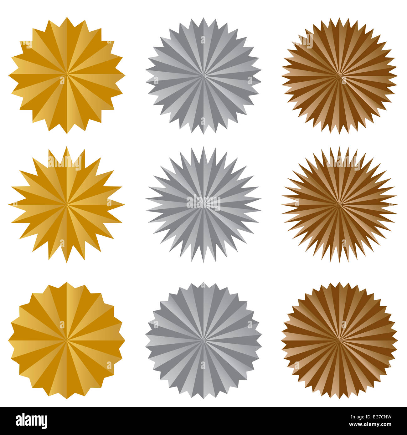 An image of a starburst sticker set Stock Photo - Alamy