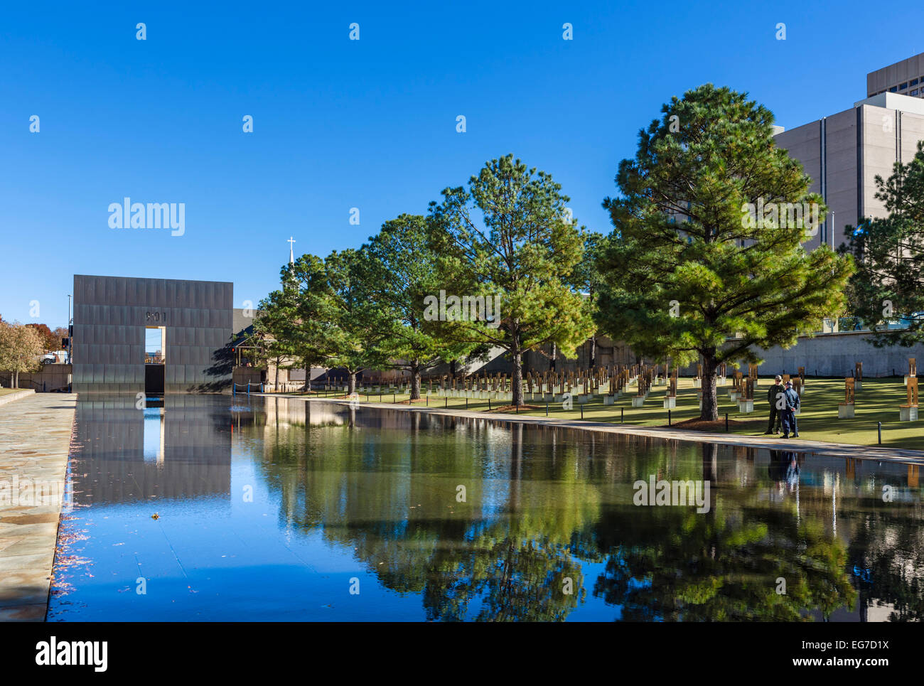 The Oklahoma City National Memorial, Oklahoma City, OK, USA Stock Photo