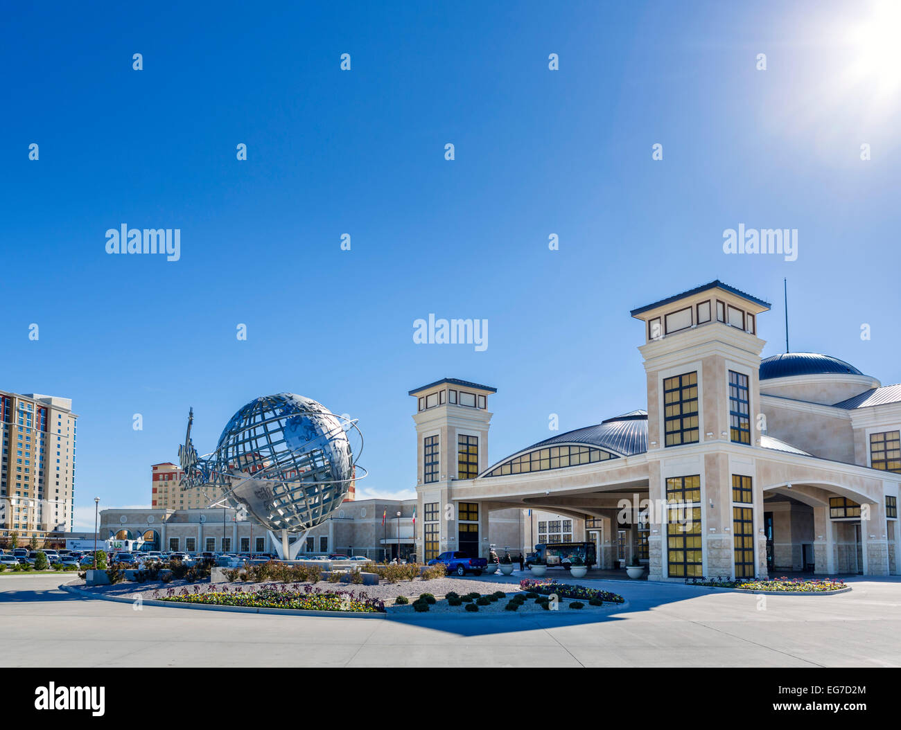 The Winstar World Casino and Resort, the largest casino in the US, Interstate 35, Thackerville, Oklahoma, USA Stock Photo