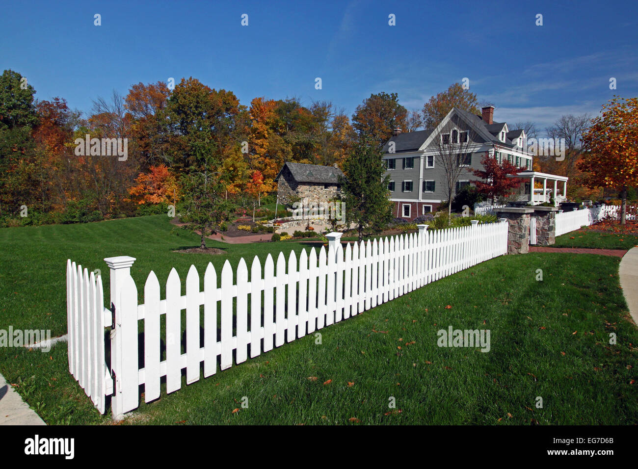 Historic Ambassador House, Fishers, Indiana Stock Photo Alamy