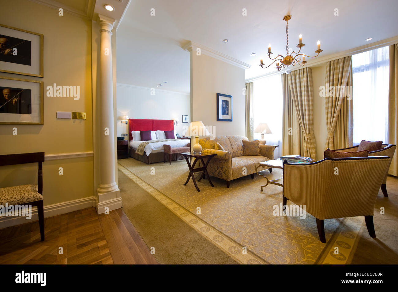 The langham london hotel interior hi-res stock photography and images ...