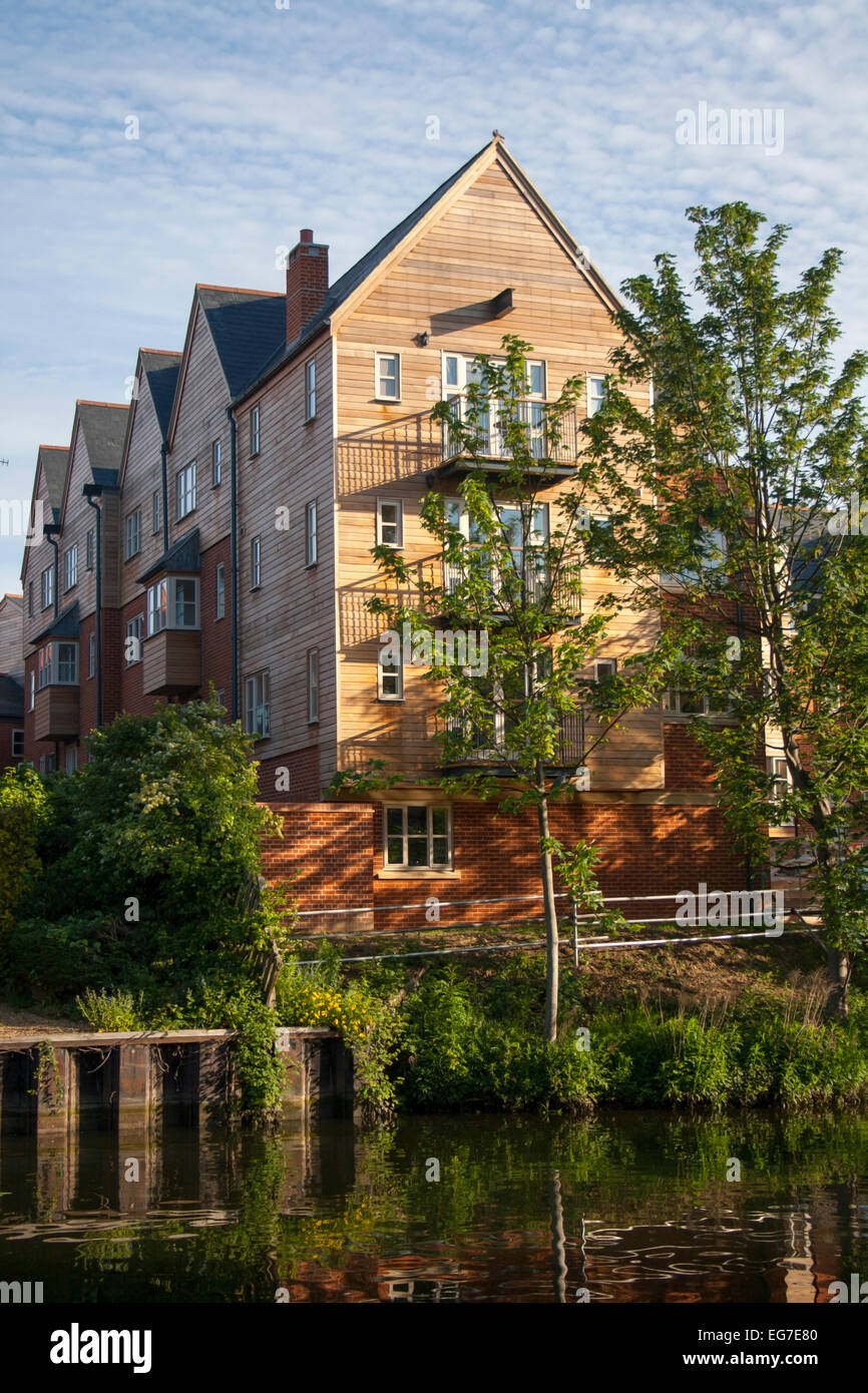 Norwich riverside housing development Stock Photo Alamy