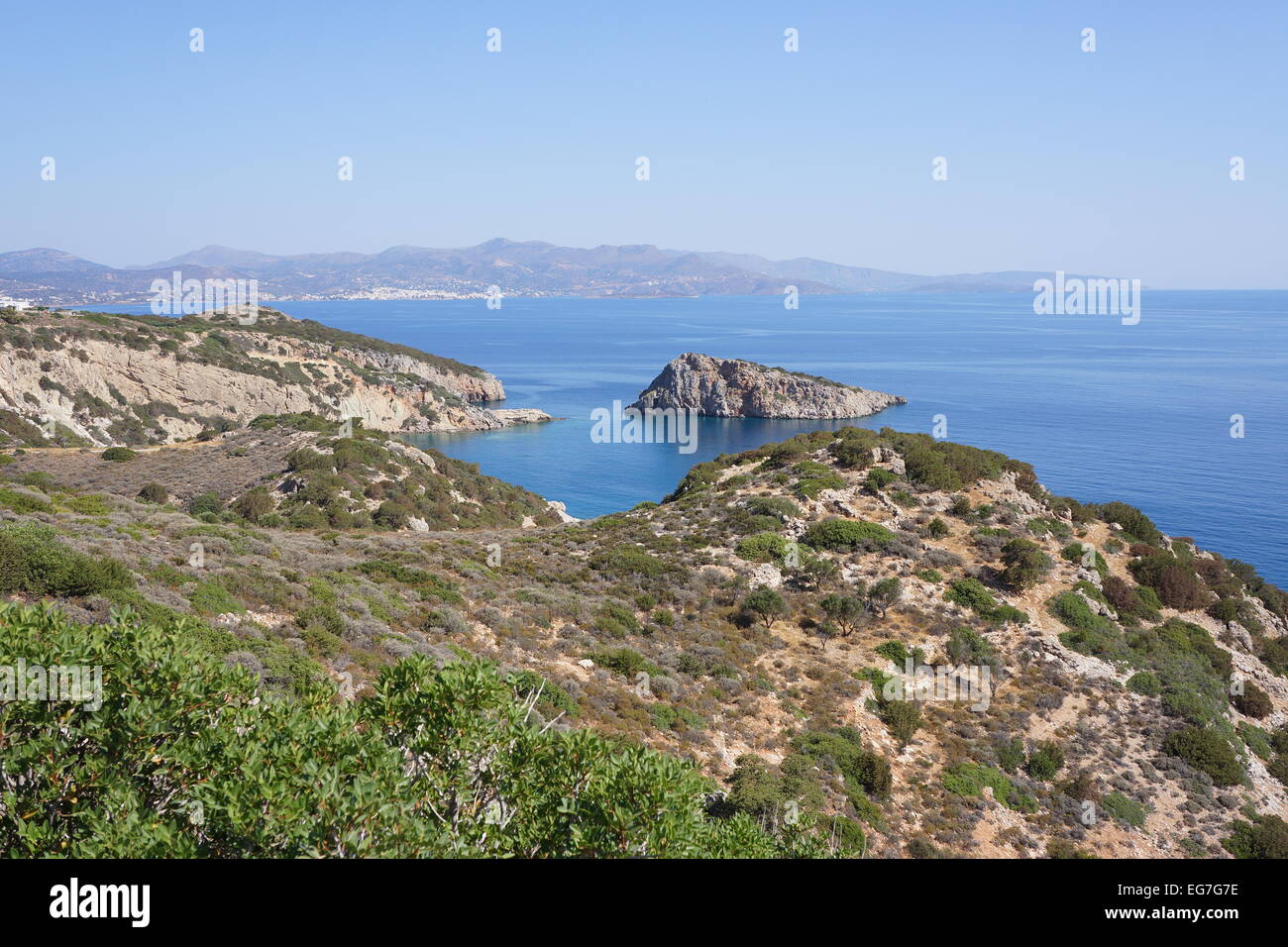 Crete island coast Stock Photo