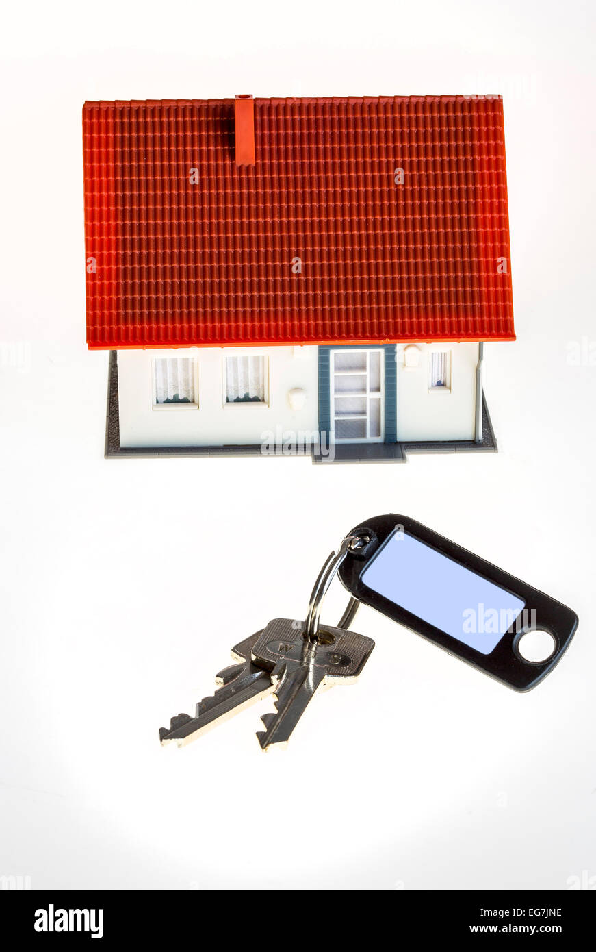 Symbolic image, house, home, new, house keys, move, sold, for sale, Stock Photo