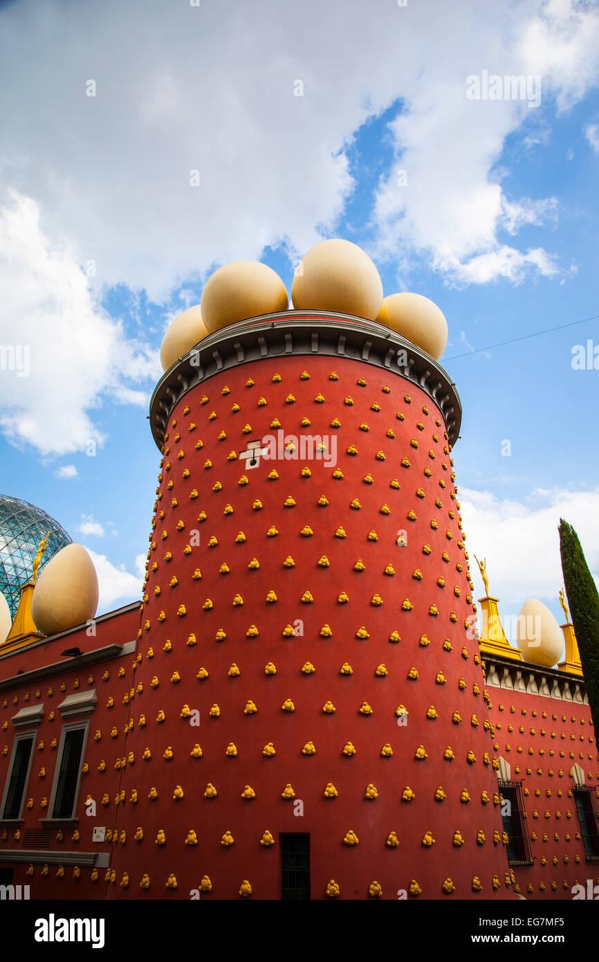 Dali Theatre and Museum, in Figueres, Catalonia. Stock Photo