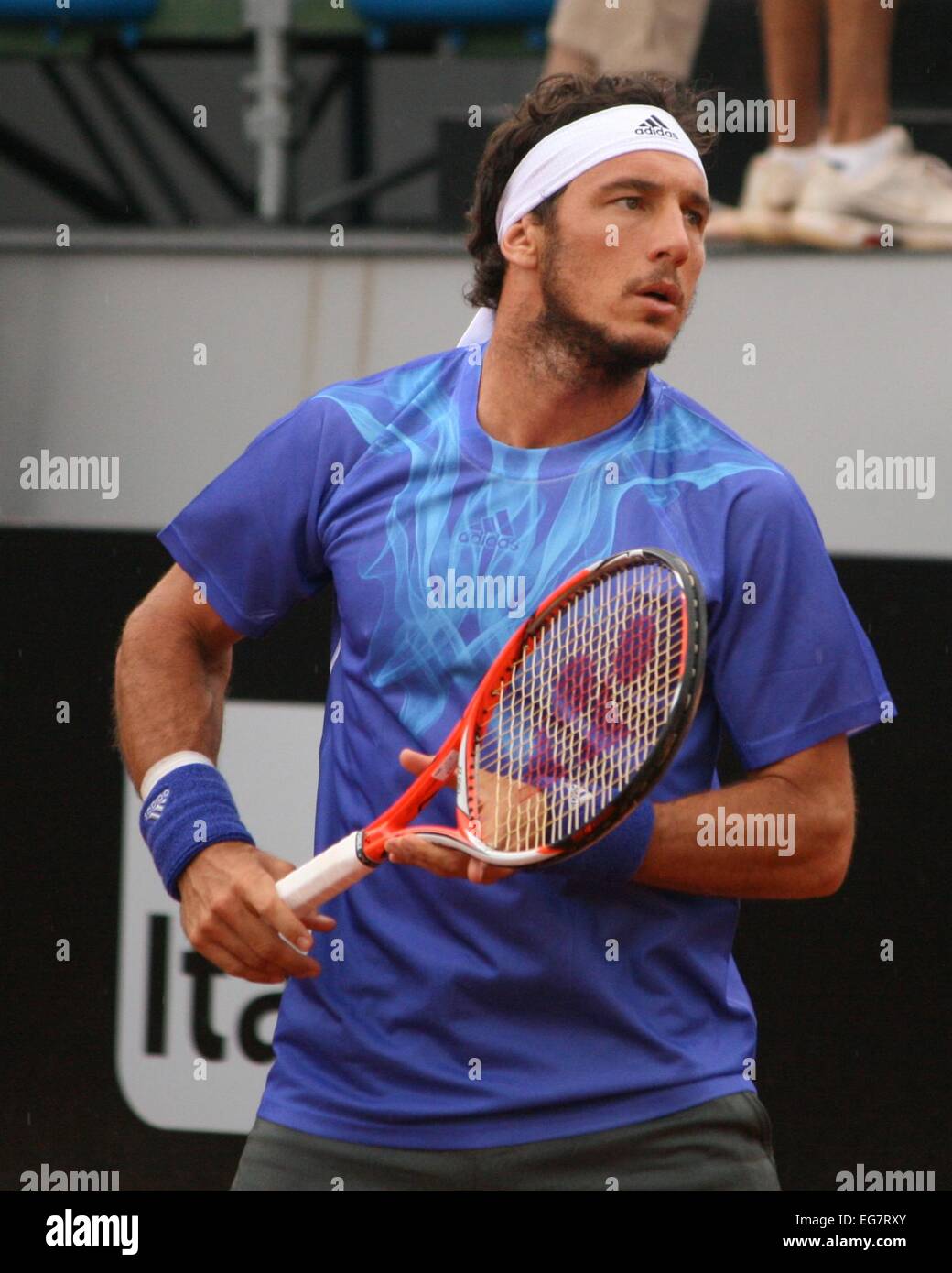 Rio de Janeiro, Brazil, February 16th 2015. Juan Mónaco (ARG), playing