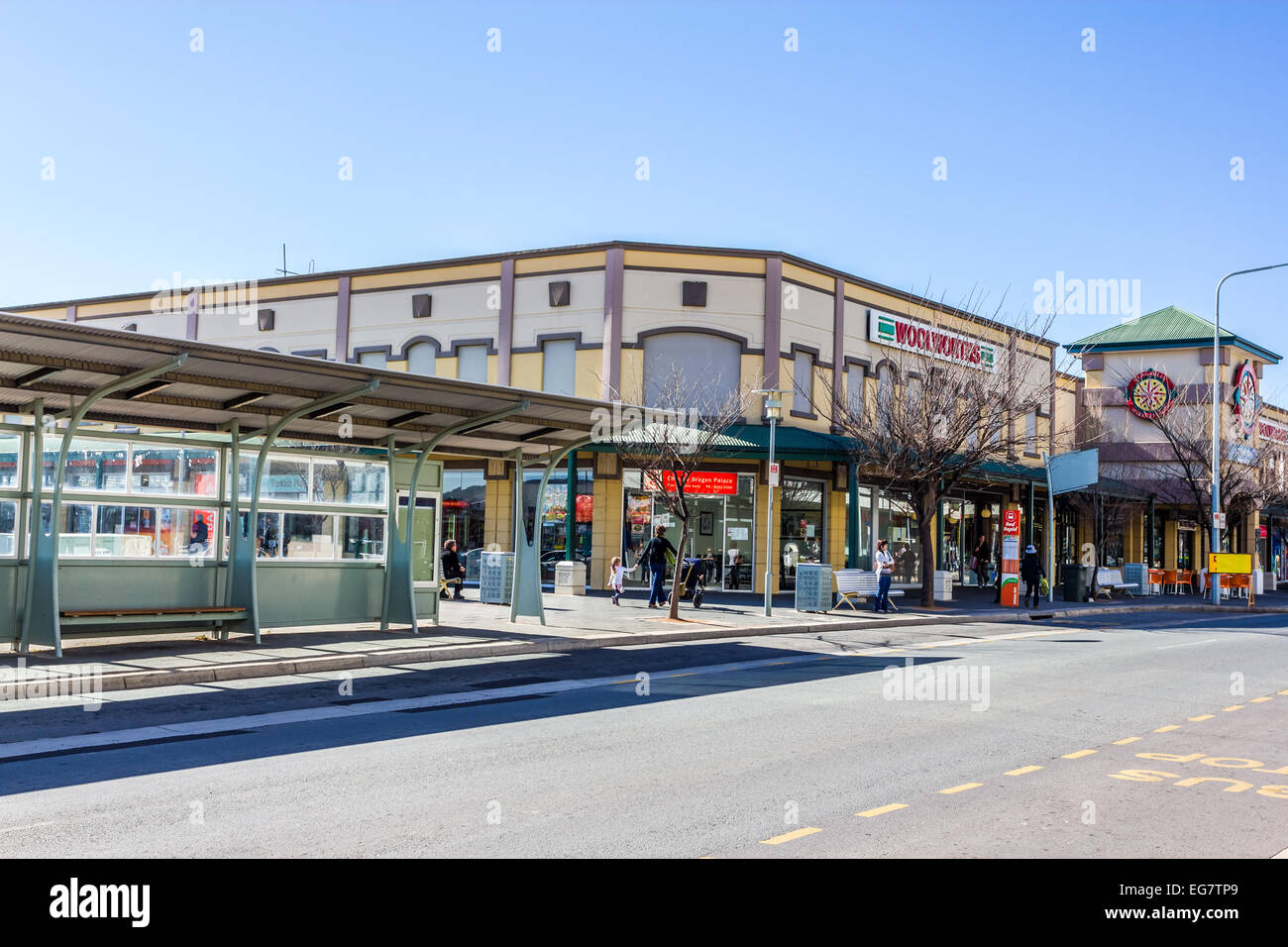 Modern shopping centre in Gungahlin ACT Australia Stock Photo Alamy