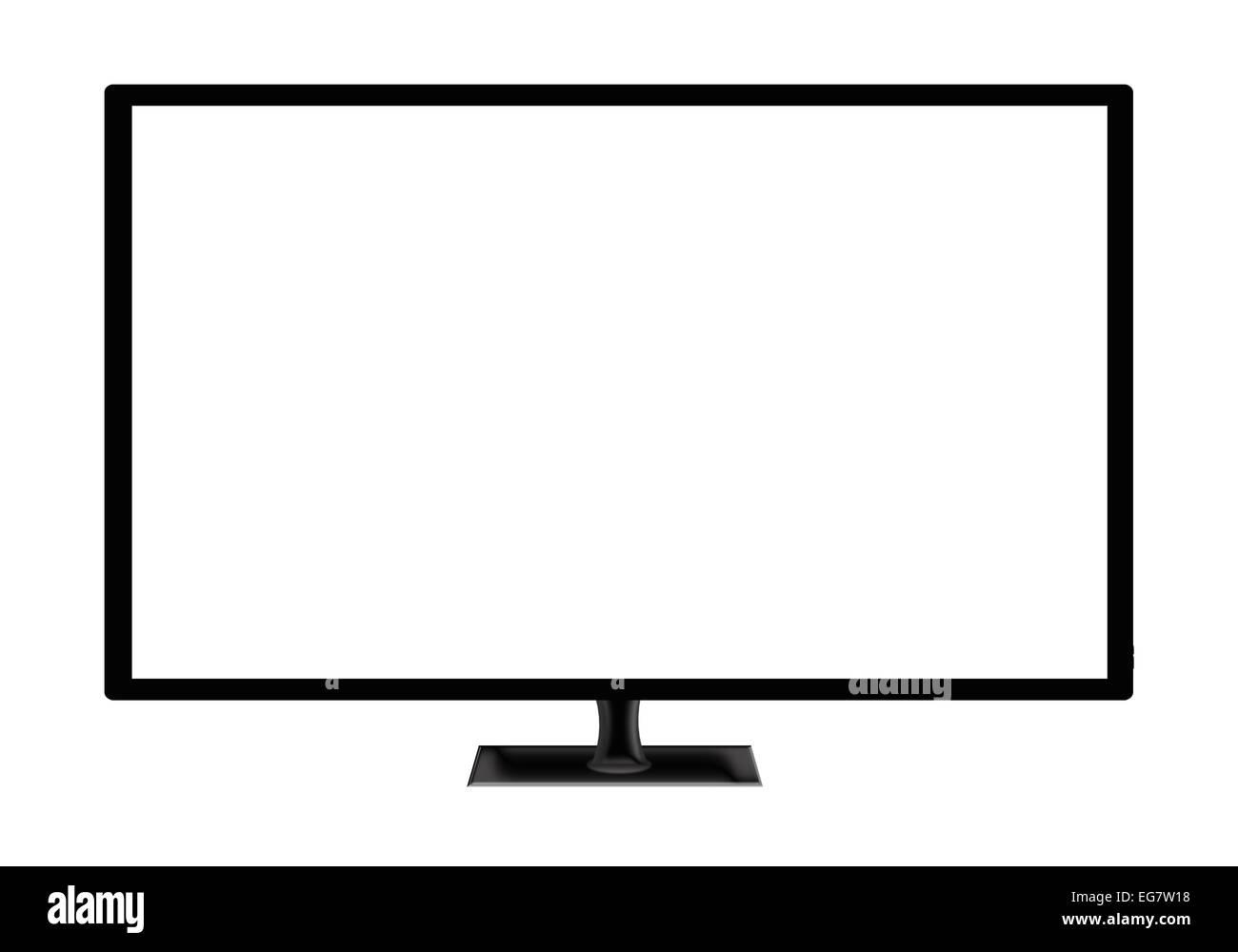 modern television set isolated on white background Stock Photo Alamy