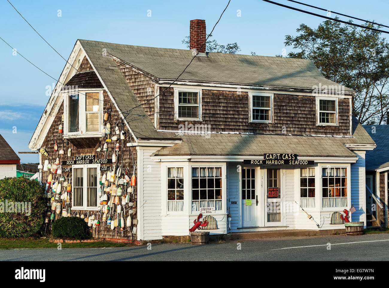 Captain Cass seafood restaurant, Rock Harbor, Cape Cod, Massachusetts